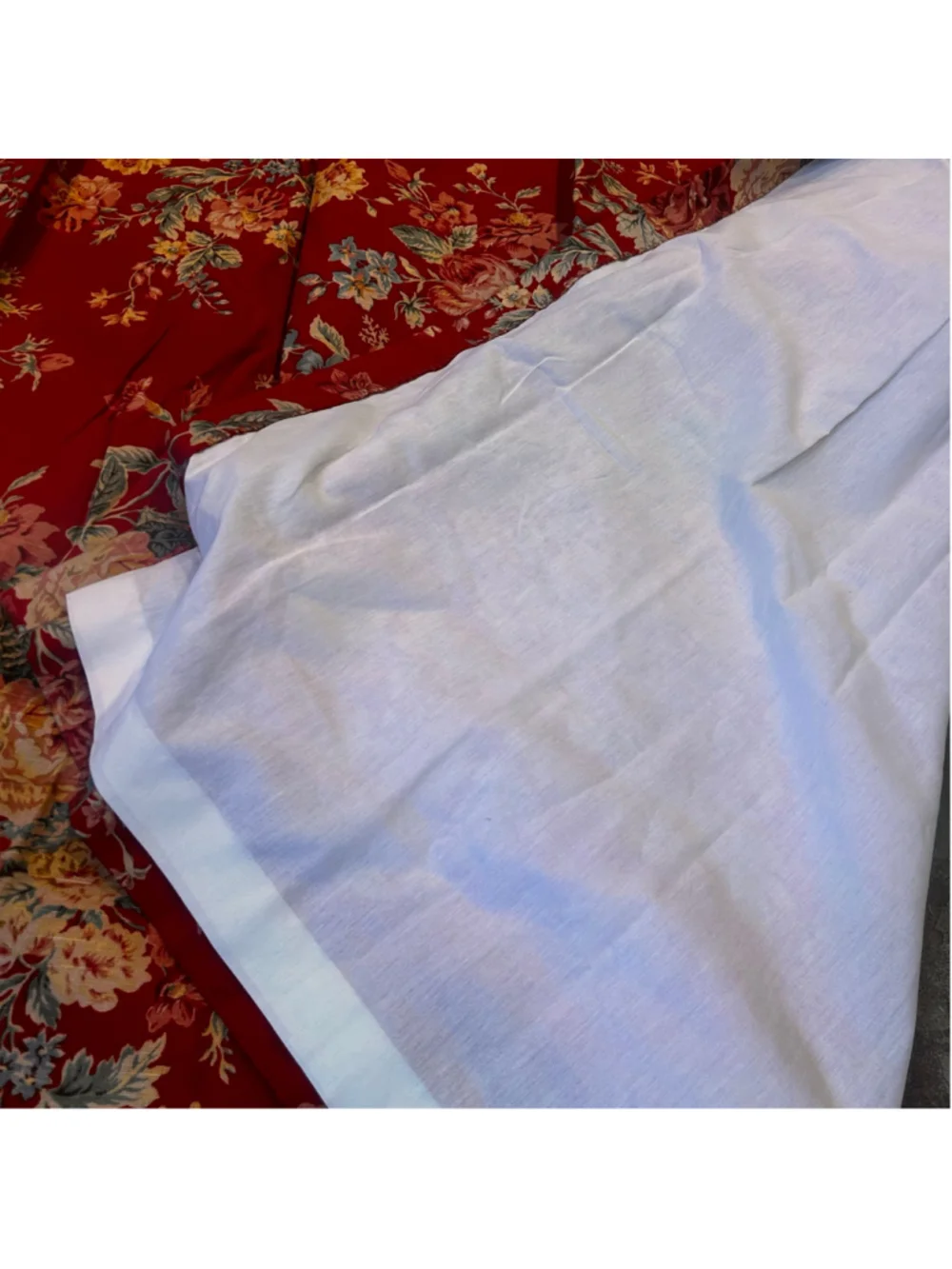 VTG Ralph Lauren Danielle Marseilles Floral Cotton Panel Curtains Set